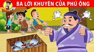 BA LỜI KHUYÊN CỦA PHÚ ÔNG - Nhân Tài Đại Việt - Phim hoạt hình - Truyện Cổ Tích Việt Nam