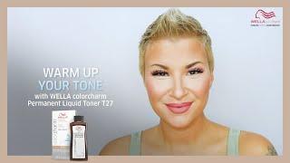 HOW TO ACHIEVE A BEIGE BLONDE WITH WELLA COLORCHARM PERMANENT LIQUID TONER ft. KASSIA BARBO