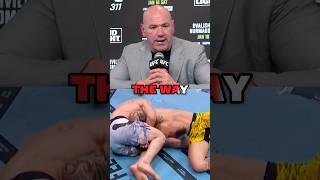 Dana REACTS to Islam’s WIN vs Moicano at UFC 311️