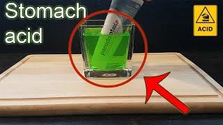 STOMACH ACID VS TOOTHPASTE  ( Is It Bad To Swallow? )