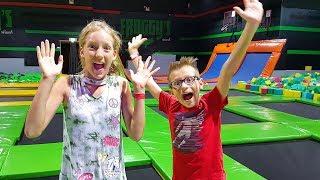 Trampoline Park Challenge!!!