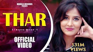 THAR | Armaan Maan | Latest Punjabi Song 2016 | Mangla Records | Music