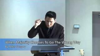 When Majority Choses to go the Wrong Way by Peter Gregory