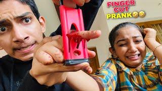 Prank | Finger മുറിഞ്ഞു Minsha കരഞ്ഞു | Gone Wrong| Minshasworld