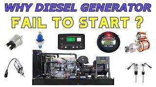 Generator Fail to start | Dg generator starting problem | generator locked out maintenance alarm