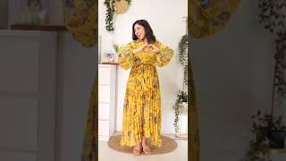 Maxi dresses for summer by Saima #shystylesvlogs #masatuber #shystyles #faheemzone #myntrahaul