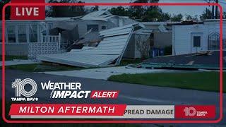 Hurricane Milton damages mobile home park in Bradenton