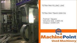 TETRA PAK TBA/8 1000 SQ Used TETRA PAK FILLING LINE MACHINES MachinePoint