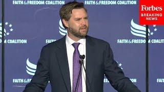 BREAKING NEWS: JD Vance Discusses Christian Faith, Meaning Of 'Grace' At 'God And Country' Breakfast