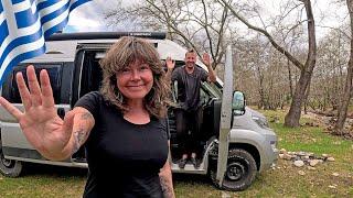 BREAKING: WE LEFT GREECE! Hot springs // Vanlife Europe