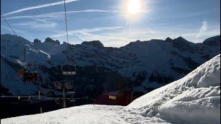 Schlittelabfahrt Brunnihütte - Ristis in Engelberg