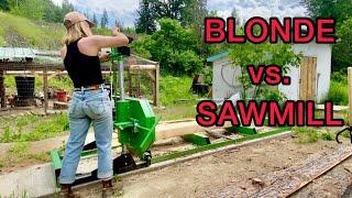 Building Our House With A Harbor Freight Sawmill