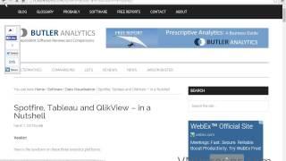 QlikView Training Tutorial For Beginners