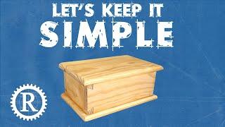 Make a simple box with hand tools.