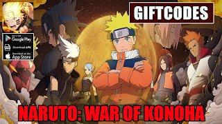 Naruto: War Of Konoha Gameplay & 7 Giftcodes - RPG Android