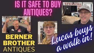 Is It SAFE to Buy Antiques? Lucas buys a walk in!