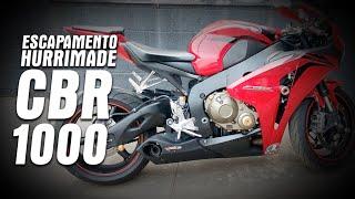 Escapamento CBR 1000R Roncando alto com Hurrimade Hurricane