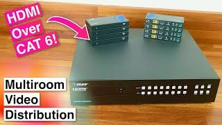 Building my New Multiroom HDMI Distribution Setup - OREI UHD88-EXB400R HDBaseT Matrix!