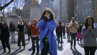 "The OA Flashmob" Five Movements in front of Trump International Hotel NYC