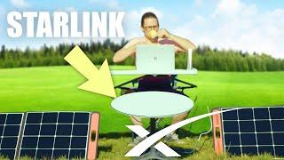 I Created a Portable Office (Starlink + Solar Power)