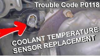 P0118 - Replacing the Coolant Temperature Sensor on a Mazda 3