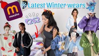 ₹262 main Winter Wear from Meesho| Korean winter wears️ #meesho #winterwear #meeshohaul