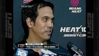 Miami Heat Coach Erik Spoelstra Trying To Save His Ass After Saying The Heat Cried After Loss!