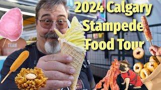 2024 Calgary Stampede Food Tour Corn Ice Cream and all the Corn Dogs