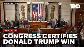 Congress certifies President-elect Donald Trump as the winner of the election