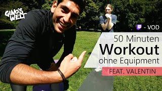 Workout mit Valentin von Rocket Beans TV | Gino Singh Homeworkouts