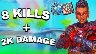 APEX RANKED GAME 8 KILLS!  ???DAMAGE! | BrxdyBeamZ