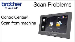 Fix scan problems with ControlCenter4 – from machine