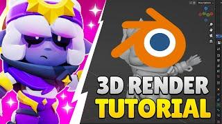 COMMENT FAIRE DES RENDERS 3D BRAWL STARS SUR BLENDER