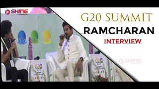 G20 | SUMMIT | RAMCHARAN | Interview | 2003 | shinestreamlivetelugu | shinestreamlive