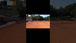 Amateur Tennis rally LK 20.5 vs LK 18.2 #shorts #tennis #AmateurTennis #tennismatch