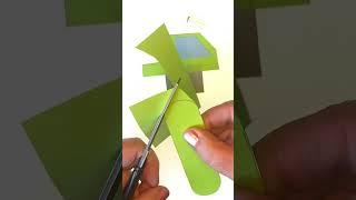 Paper Excavator - DIY Simple Toys #shorts