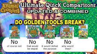 Animal Crossing - Ultimate Quick Comparisons