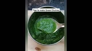 Tips to keep your green chutney green/Green Chutney Recipe/Cooking tips/Mint Chutney/Dip recipe