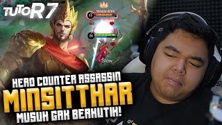 #TUTOR7 MINSITTHAR EXPLANE BUAT COUNTER META ASSASSIN !!! MUSUH SAMPE PUSING !! #MLBB