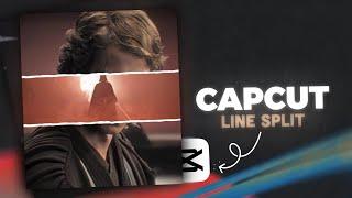 How to make ae like line split on capcut