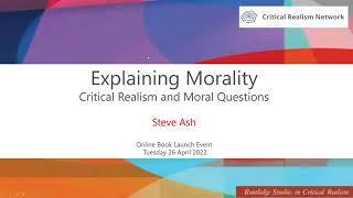 Explaining Morality in Critical Realism