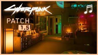 CYBERPUNK 2077 One Night in Japantown | Patch 1.5 | Apartment + City Ambience