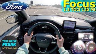 2021 Ford Focus Turnier 1.5 EcoBlue ST-Line 120 PS HIGH SPEED AUTOBAHN DRIVE POV