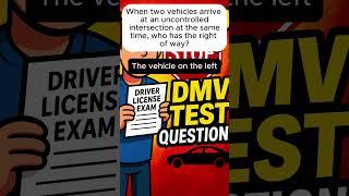 - 4 -  DMV TEST   Who Goes First at an Intersection? Most Drivers Get It WRONG! ️