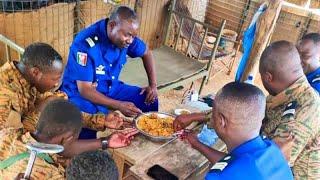 Burkina Faso : Le Chef d'Etat-Major de la Gendarmerie rend visite à ses hommes sur le pont Nakambé