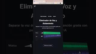 Vocal Remover, quita la voz de cualquier canción  #short #shorts #vocalremover #tutorial #español