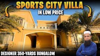 350 Sq. yards designer Villa In Very Low price #bahriatown #overseasblockbahriatown