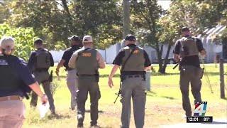 200+ law enforcement officers converge on wooded area near Callahan