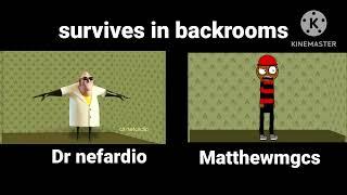 survives in backrooms (dr nefardio Vs Matthewmgcs)