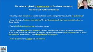 CEP Webinar “Financing of Right-Wing Extremist Structures – Misuse of Online Services” | A. Ritzmann